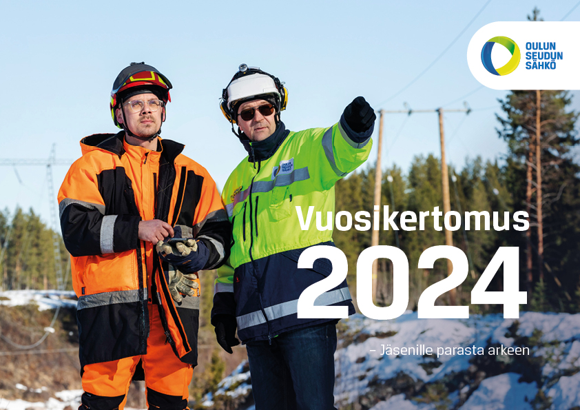 Oulun Seudun Sähkön vuosikertomus vuodelta 2024.